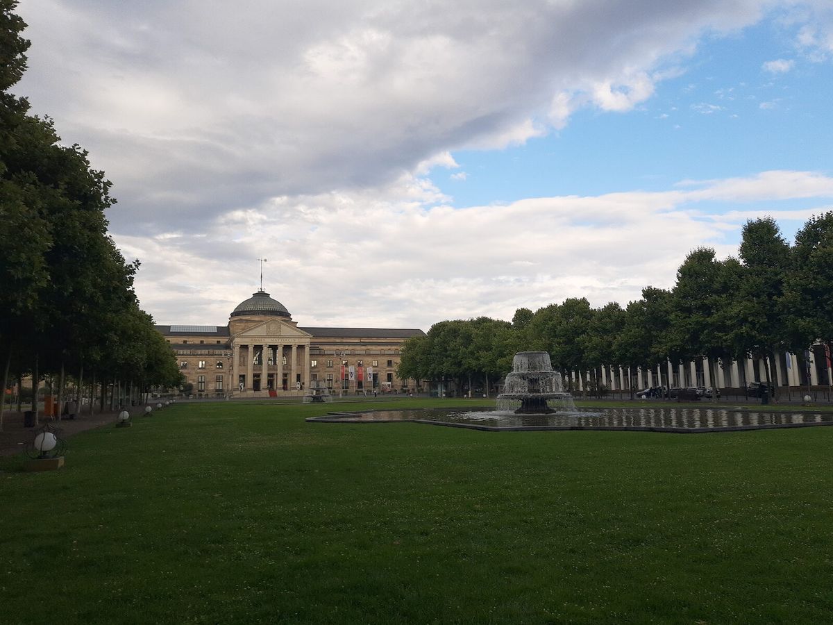 Bowling Green und Kurhaus in Wiesbaden