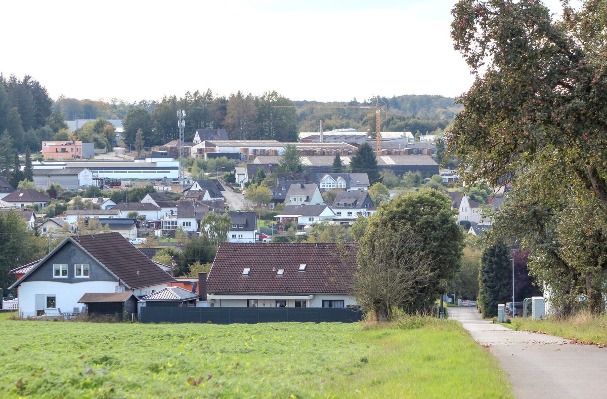 Ortsansicht von Daufenbach, einem Ortsteil der Gemeinde Dürrholz