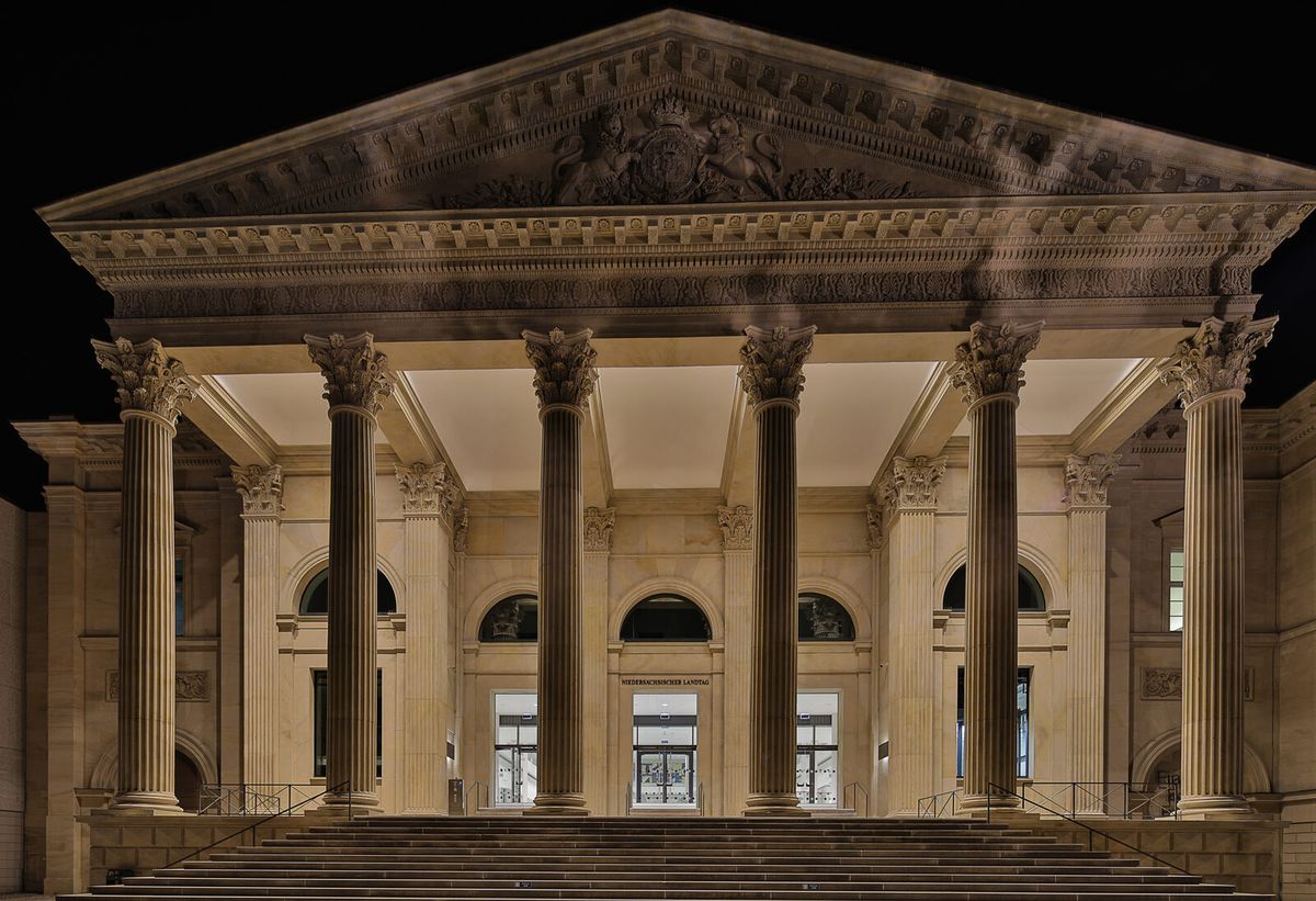 Das Leineschloss in Hannover, Sitz des Niedersächsischen Landtags
