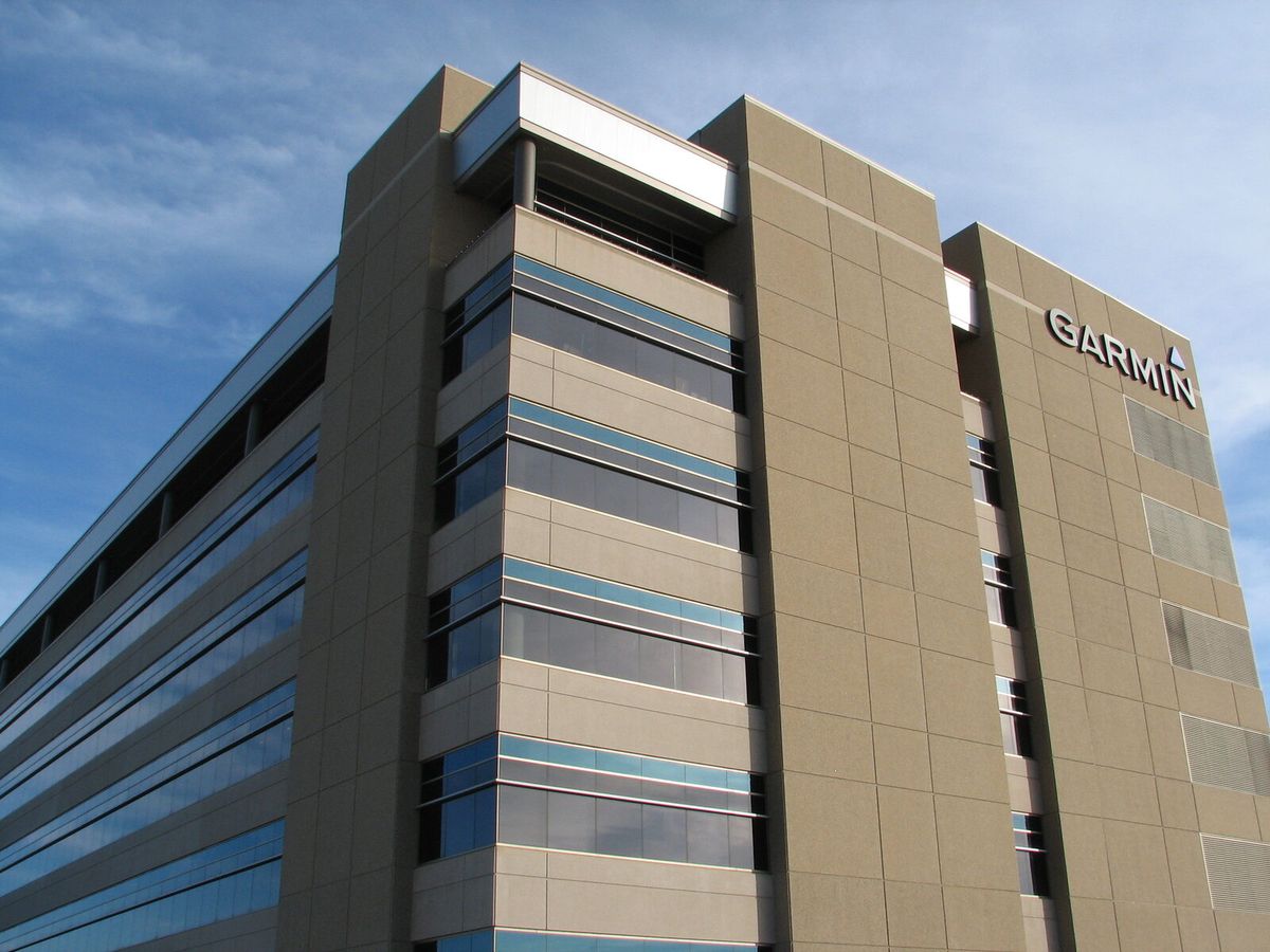 Gebäude des Garmin-Hauptsitzes in Olathe, Kansas, USA