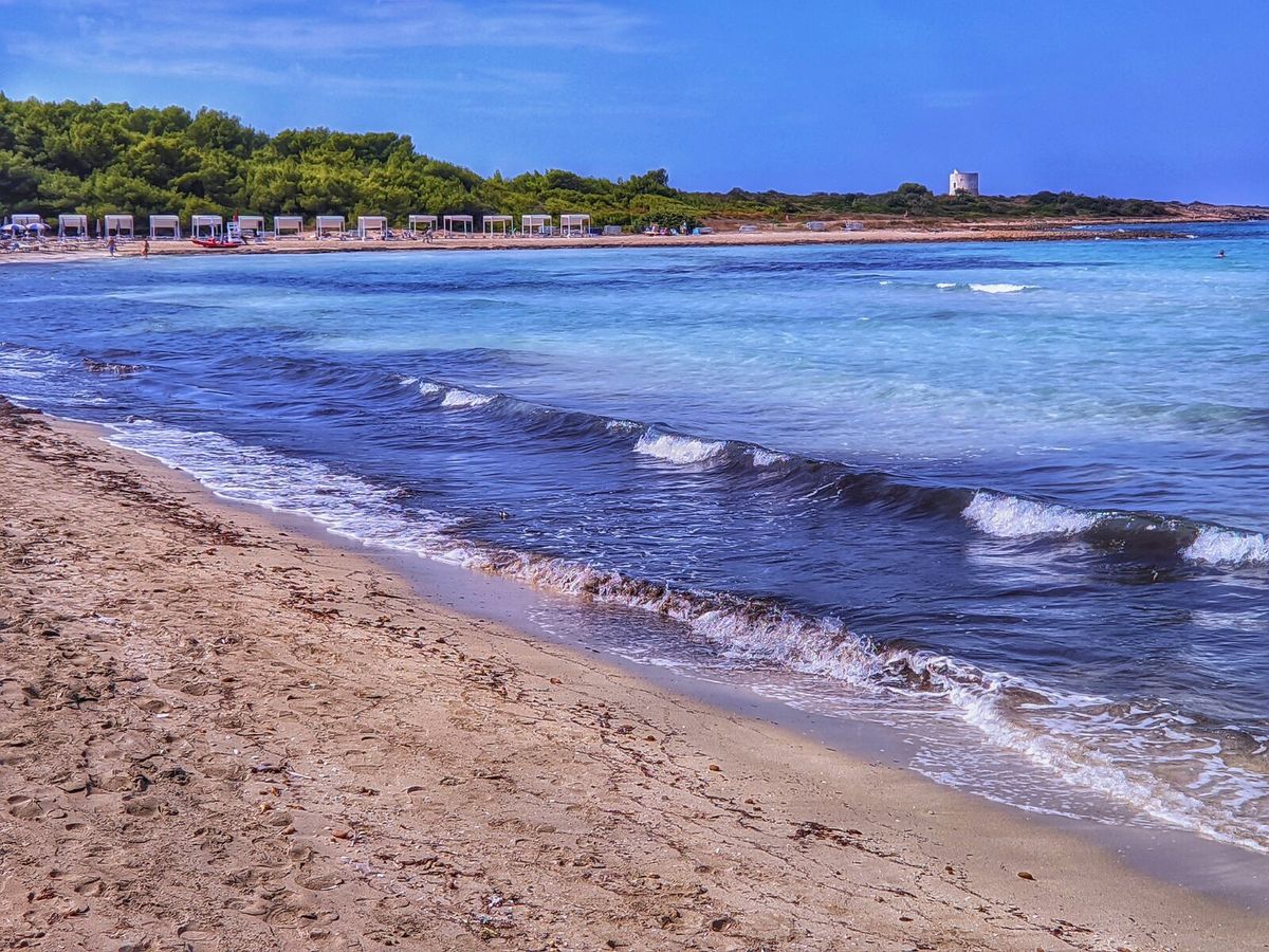 Küstenlandschaft bei Punta Pizzo südlich von Gallipoli