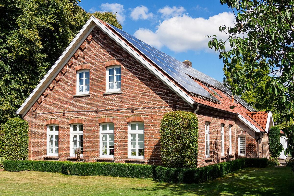 Wohnhaus an der Dorfstraße in Harkebrügge, Gemeinde Barßel
