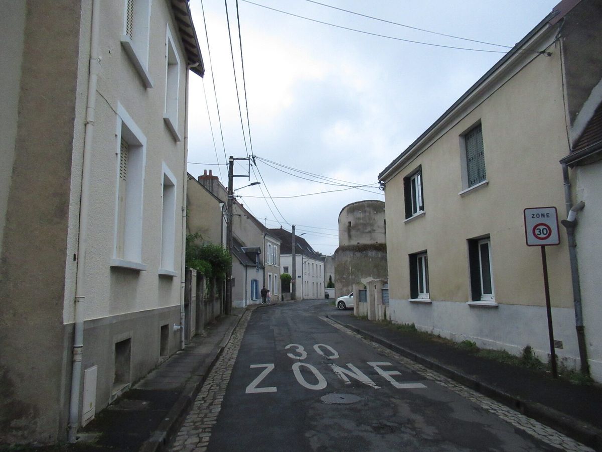 Straße in Châteauroux in Frankreich